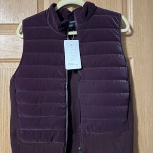 Athleta Deep Purple Quilted Vest